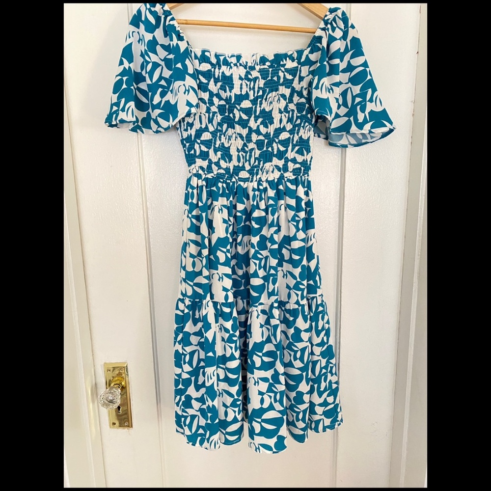 Staccato Maternity Dress Square Neckline